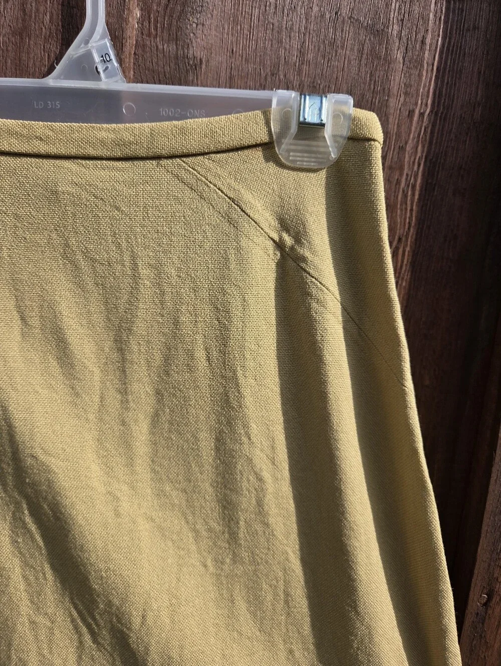 Vintage 60s Woven Mini Skirt Century Of Boston Mustard Gold